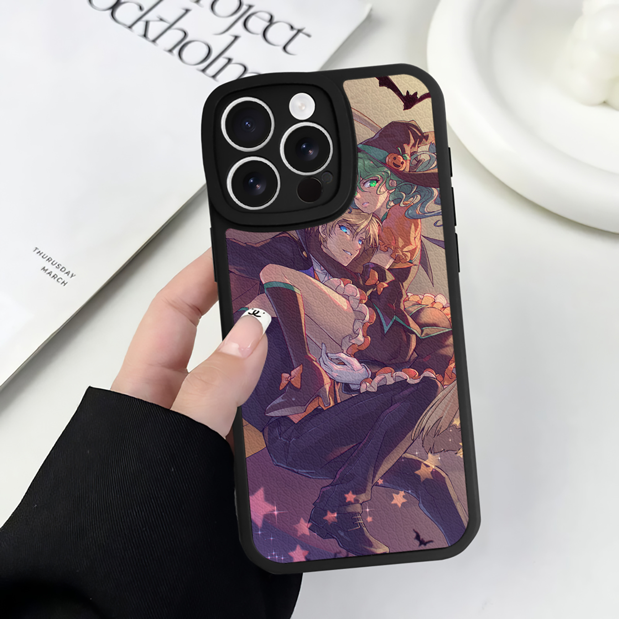 （画像用） 美少女戦士セーラームーン Sailor Moon 【iPhone 16シリーズ対応】シリコンスマホケース（レザー調） 材質：シリコン